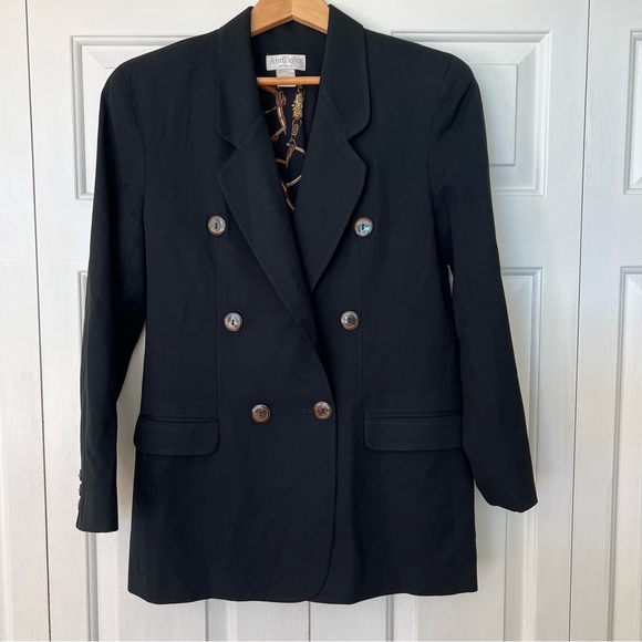 Ann Taylor Vintage 100% Wool Double Breasted Blazer - Picture 1 of 7
